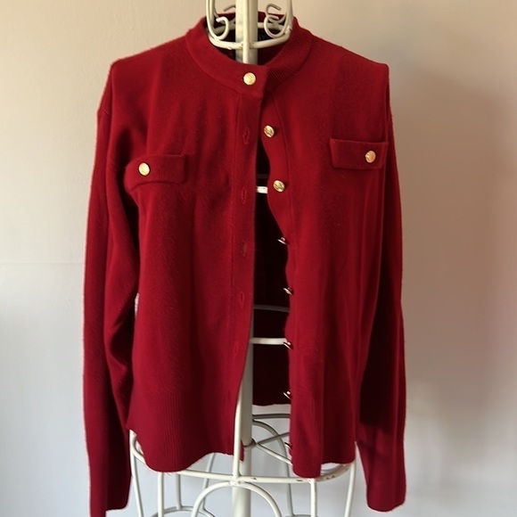 Panther red cardigan - Picture 3 of 4